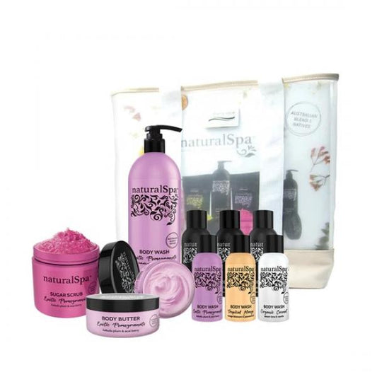 Natural Spa Exotic Pomegranate Tote Bag Pack