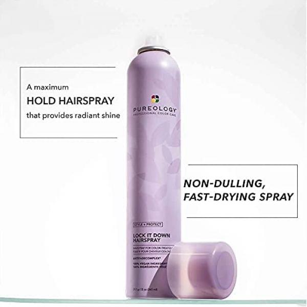 Pureology Lock It Down High Hold Hairspray 365ML Pureology
