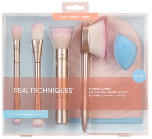 Real Techniques RT 4267 Endless Summer Brush Kit Six Pieces