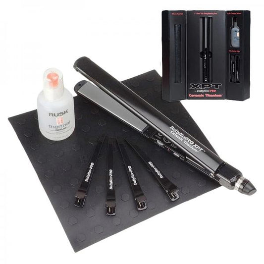 Babyliss Pro XPT Black Straightening Iron Ceramic Titanium Kit Babyliss
