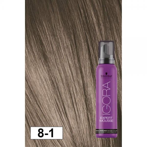 Igora Color Mousse 8.1 Light Blonde Cendre 100ML