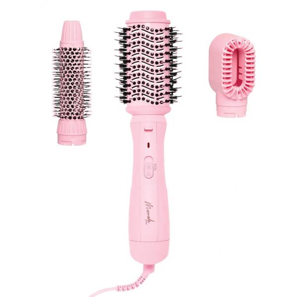 Mermade Interchangeable Blow Dry Brush Pink Three Piece Mermade