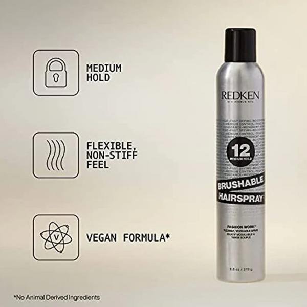 Redken Brushable Hairspray 12 Medium Hold 278GM