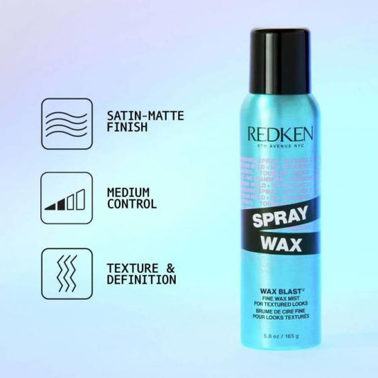 Redken Spray Wax A New Type Of Wax Blast Fine Wax Mist 165GM