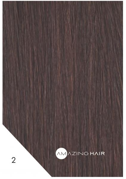 Amazing Hair Amazing Secret Extensions 20 Inch Colour #2 Choclate Brown Full Weft Halo Type 100% Human Remy Hair Amazing Hair
