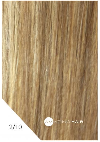 Amazing Hair Ponytail Extension 18 Inch Colour #2/10 Dark Brown / Caramel 100% Human Remy Hair Amazing Hair