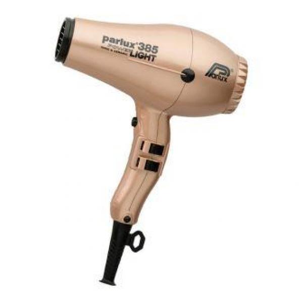 Parlux Dryer 385 Light Gold Light Super Compact Ceramic & Ionic Parlux