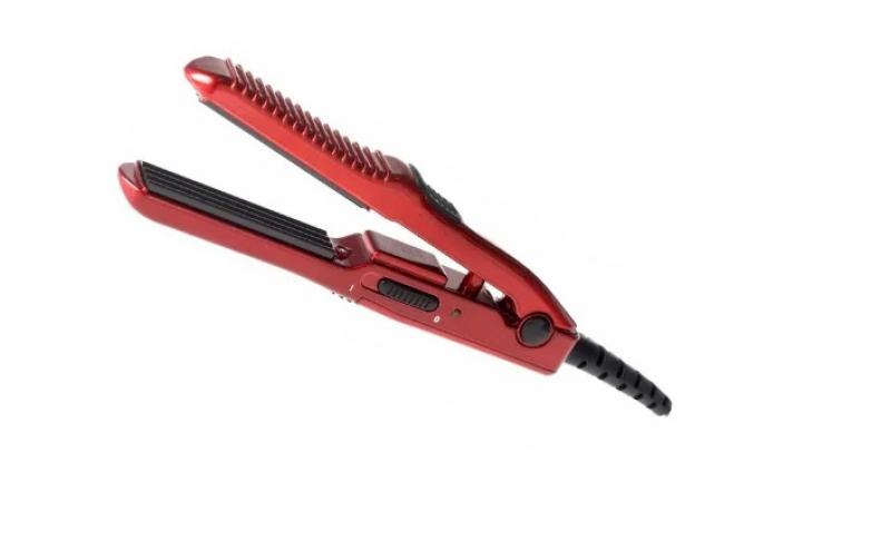 Babyliss Pro Red Mighty Mini Crimper Ceramic Titanium Technology 210 Degrees Includes Heat Proof Pouch Babyliss