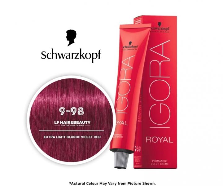 Igora Royal Color Tube 9-98 Permanent Extra Light Blonde Violet Red 60ML Henkel
