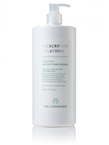 De Lorenzo Prescription Solutions Control Revive Conditioner For Fine Limp Oily Colored Hair 960ML De Lorenzo