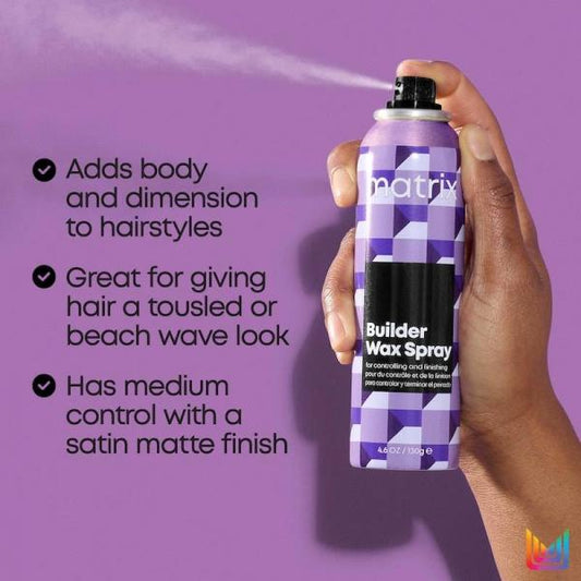 Matrix Builder Wax Spray For Controlling And Finishing Wax Mist 130GM Matrix