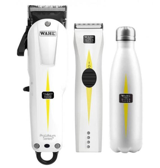 Wahl Super Combo Cordless Super Taper Clipper And Trimmer Includes Bonus Water Bottle Wahl