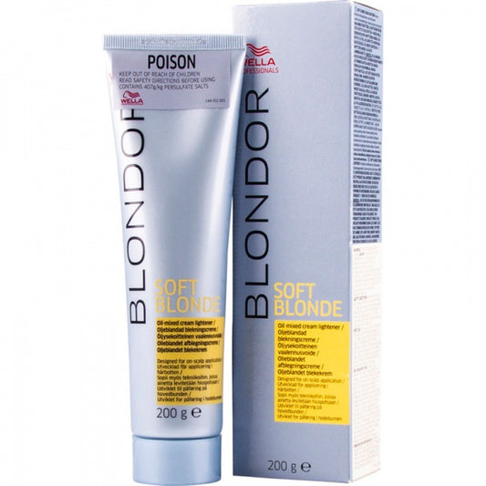 Wella Blondor Soft Blonde Oil Mixed Cream Lightener 200ML Wella