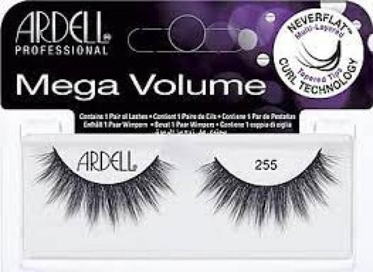 Ardell Mega Volume Lashes 255 Black One Set Ardell