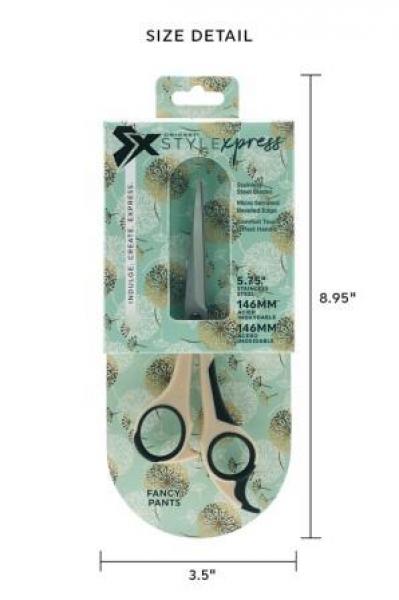 Style Xpress Fancy Pants Scissor Shear 5.75 Inch Style Xpress