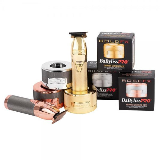 BabylissPRO Trimmer FX Charging Base Gold - Silver - Rose Babyliss