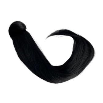 Amazing Hair Ponytail Extension 18 Inch Colour #1 Black 100% Human Remy Hair
