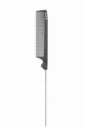 Olivia Garden Carbon Lite Metal Pin Tail Comb 10 Inch CL-3