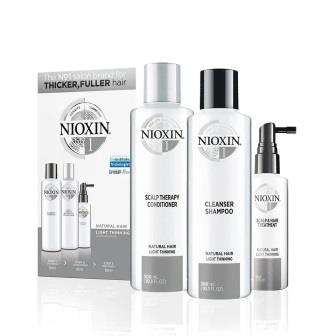 Wella Nioxin Trial Kit System 1 for Natural Hair Light Thinning Trio