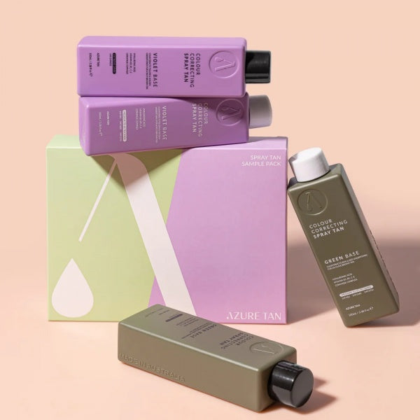 Azure Pro Mist Spray Tan Sample Pack 4 x 100ML