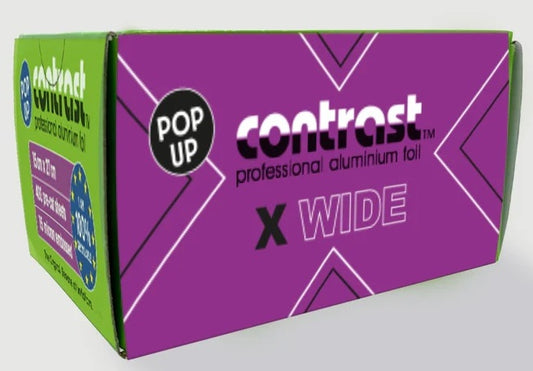 Contrast X Wide Silver Pop Up Foil 15 Micron Embossed Boxed