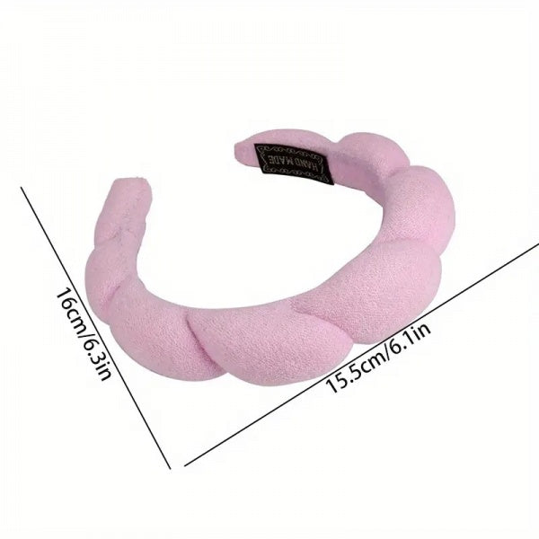 GEC Headband Terry Towel Twist Design Assorted Colours