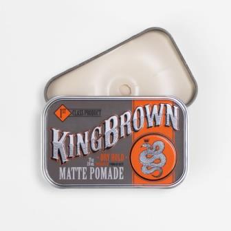 King Brown Matte Pomade Dry Hold 75GM