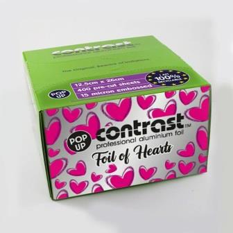Contrast Pop Up Foil Foil Of Hearts Modern Pattern Embossed Boxed