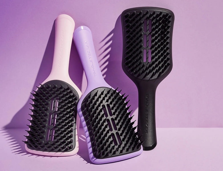 Tangle Teezer Vented Pink Easy Dry And Go With Handle
