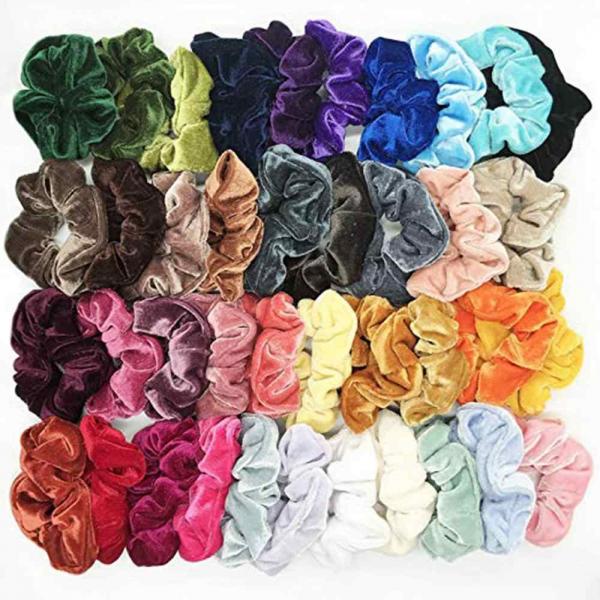 Finishing Touch Ladies Floral Designer Fashion Scrunchies Assorted Designs Finishing Touch Wangaratta