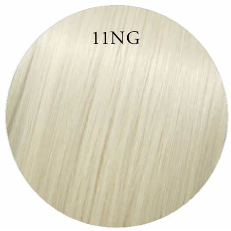 Showpony Pony Human Hair Clip In 7 Piece 20 Inch Colour 11NG Silver Blonde