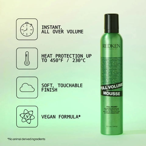 Redken Full Volume Full Frame Volumizing Fullness Mousse 343GM