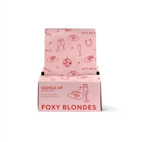 Foxy Blondes Saddle Up Hoedown Pop Up Foil 500 Sheets 15CM x 27CM