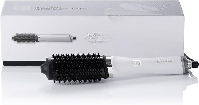 GHD DUET Blowdry  Professional 2 In 1 Hair Dryer Brush White