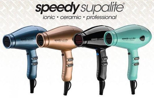 Speedy Supalite Dryer 2200 Watts Black Includes Bonus Diffuser Speedy