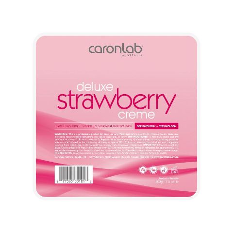 Caron Deluxe Strawberry Creme Hard Wax Discs 4 Per Pallet 500GM