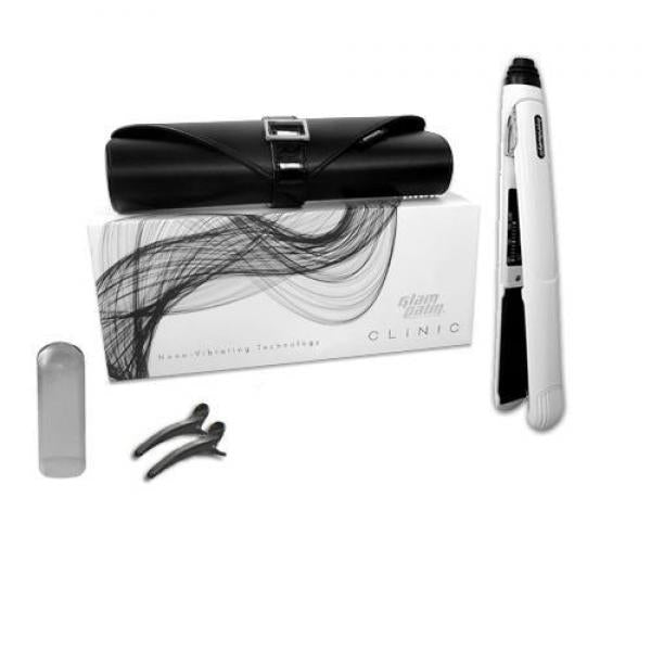 Glam Palm Clinic White Straightening Iron Glamplam