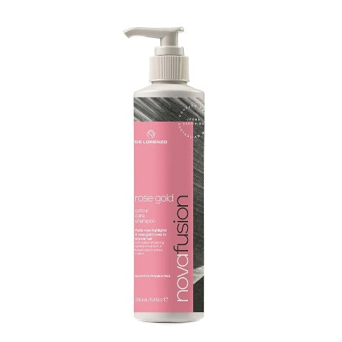 De Lorenzo Nova Fusion Rose Gold Colour Care Shampoo 250ML