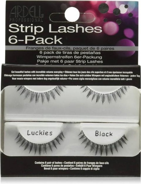 Ardell Invisibands Natural Luckies Black 6 Pack Ardell