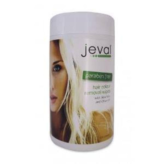 Jeval Colour Removal Wipes With Aloe Vera And Olive Oil 100 Per Tub