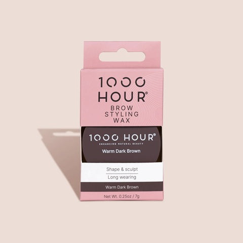 1000 Hour Warm Dark Brown Brow Styling Wax 7GM 1000 Hour