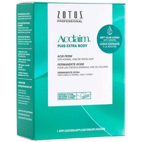 Acclaim Plus Extra Body Perm Unit Acid Perm By Zotos Acclaim