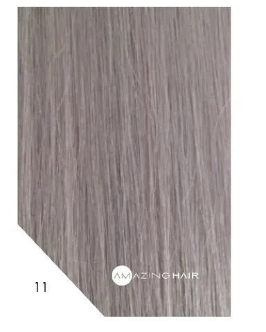 Amazing Hair Premium Tape Extensions 20 Inch Colour #11 Cloudy Silver 20 Pieces 100% Human Remy Hair Amazing Hair