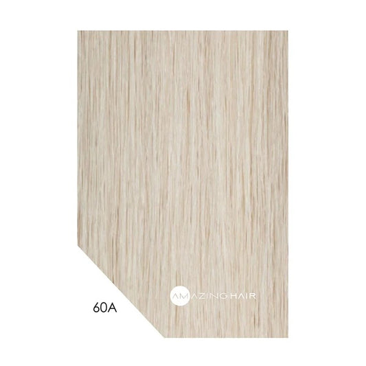 Amazing Hair Ultra Slim Line Weft Extensions 20 Inch Colour #60A 100% Human Remy Hair Amazing Hair