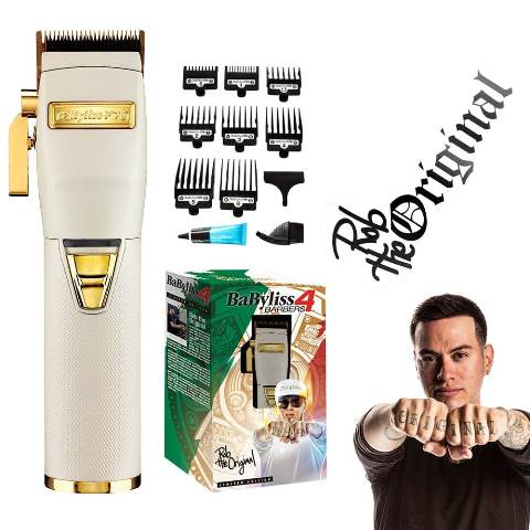 Babyliss Pro White FX Clipper With Ferrari Motor Babyliss