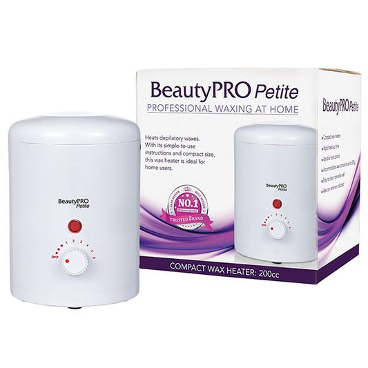 BeautyPRO Petite Wax Heater 200CC Variable Heat Settings With Locking Lid 115ML