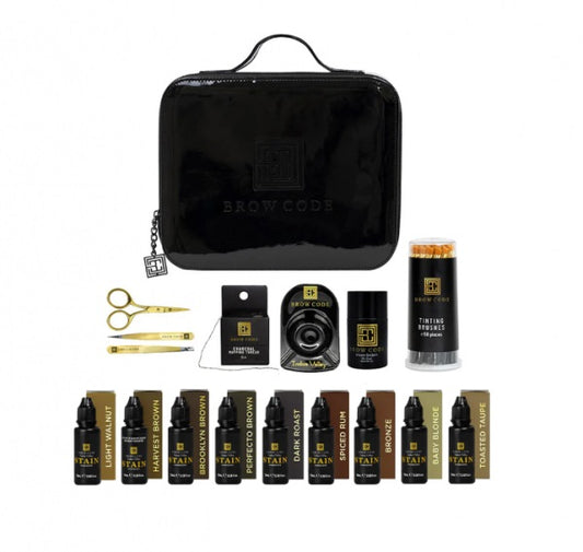 Brow Code Stain Collection Professional - Seventeen Piece Unit Brow Code