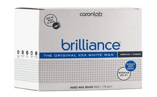 Caron Brilliance Wax Beads White Flexible 5000GM Caron