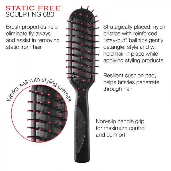 Cricket Static Free Sculpting Brush 680 Cricket