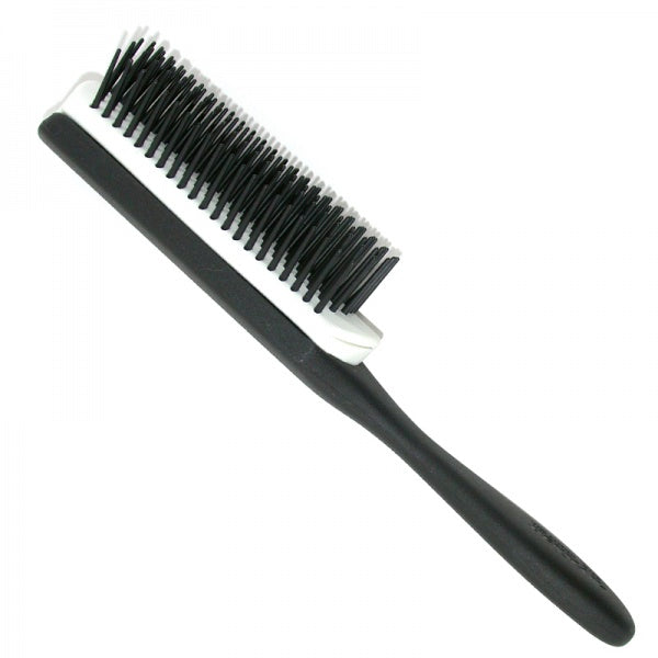 Denman D3N Black With White Cushion Classic Styling Brush 7 Row Denman